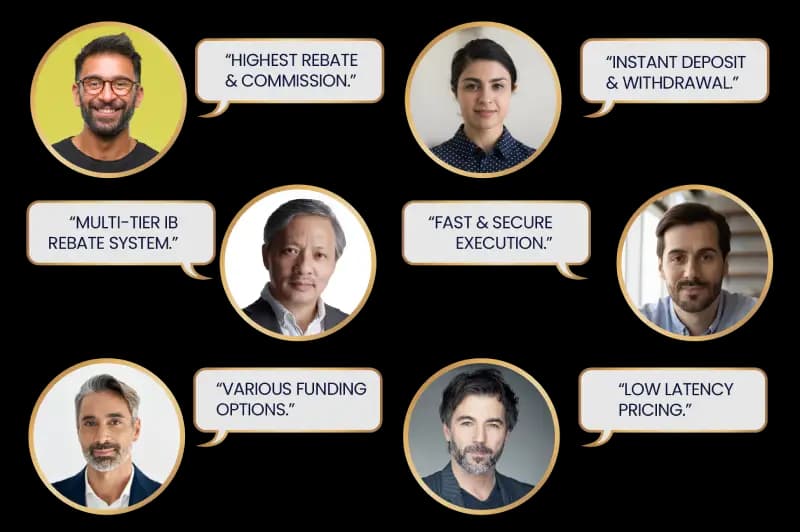 Global client network of traders connected through GTCFX